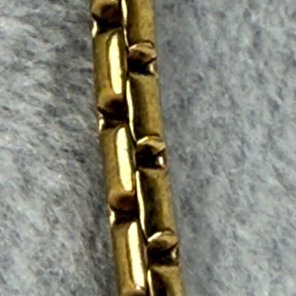 Vintage Gold-Tone Box Chain Necklace Monet with Adjustable Length Lobster Clasp - Picture 14 of 16